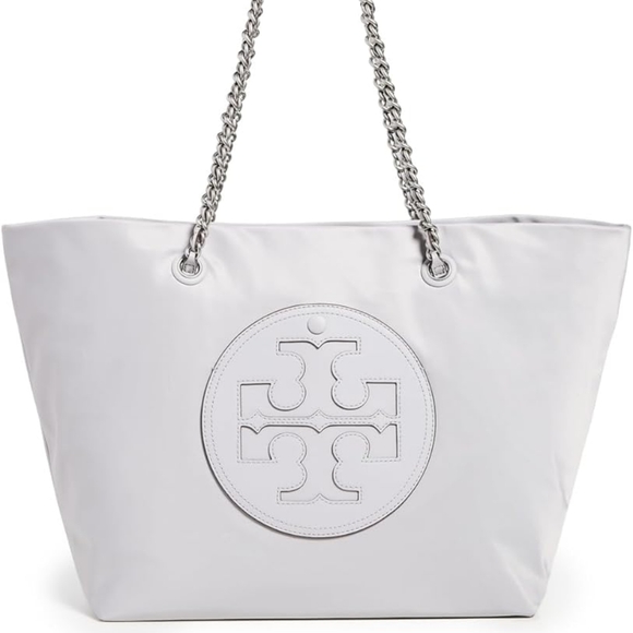Tory Burch Handbags - Tory Burch Ella's Chain Tote in Bay Gray
